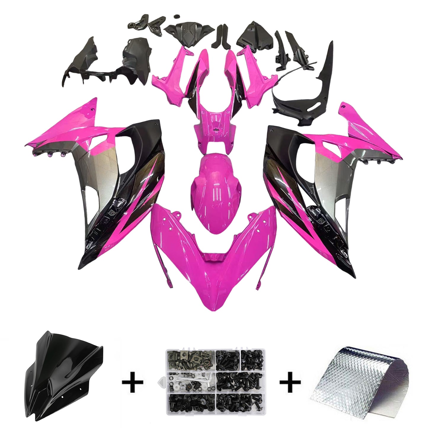 Kit carenatura iniezione Kawasaki ER6F/Ninja650R 2017-2019 Carrozzeria in plastica ABS