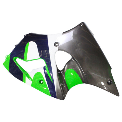 Amotopart Kawasaki ZX6R 1998-1999 Kit verde e nero