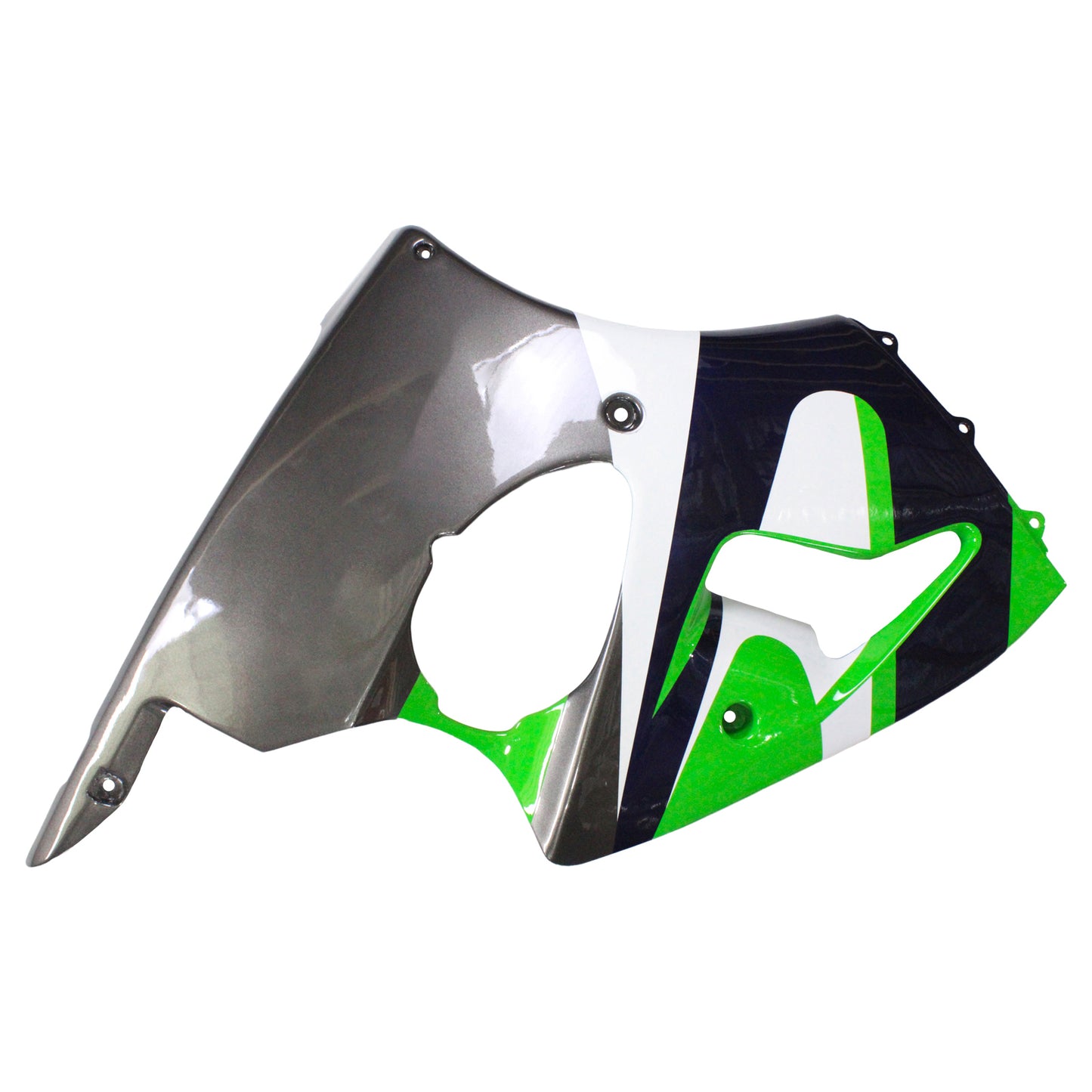 Amotopart Kawasaki ZX6R 1998-1999 Kit verde e nero