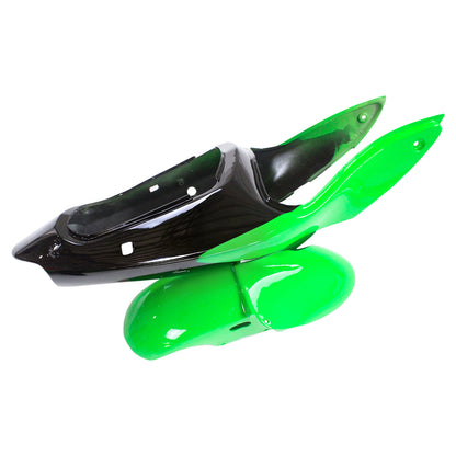 Amotopart Kawasaki ZX6R 1998-1999 kit di abbigliamento nero verde