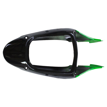 Amotopart Kawasaki ZX6R 1998-1999 kit di abbigliamento nero verde