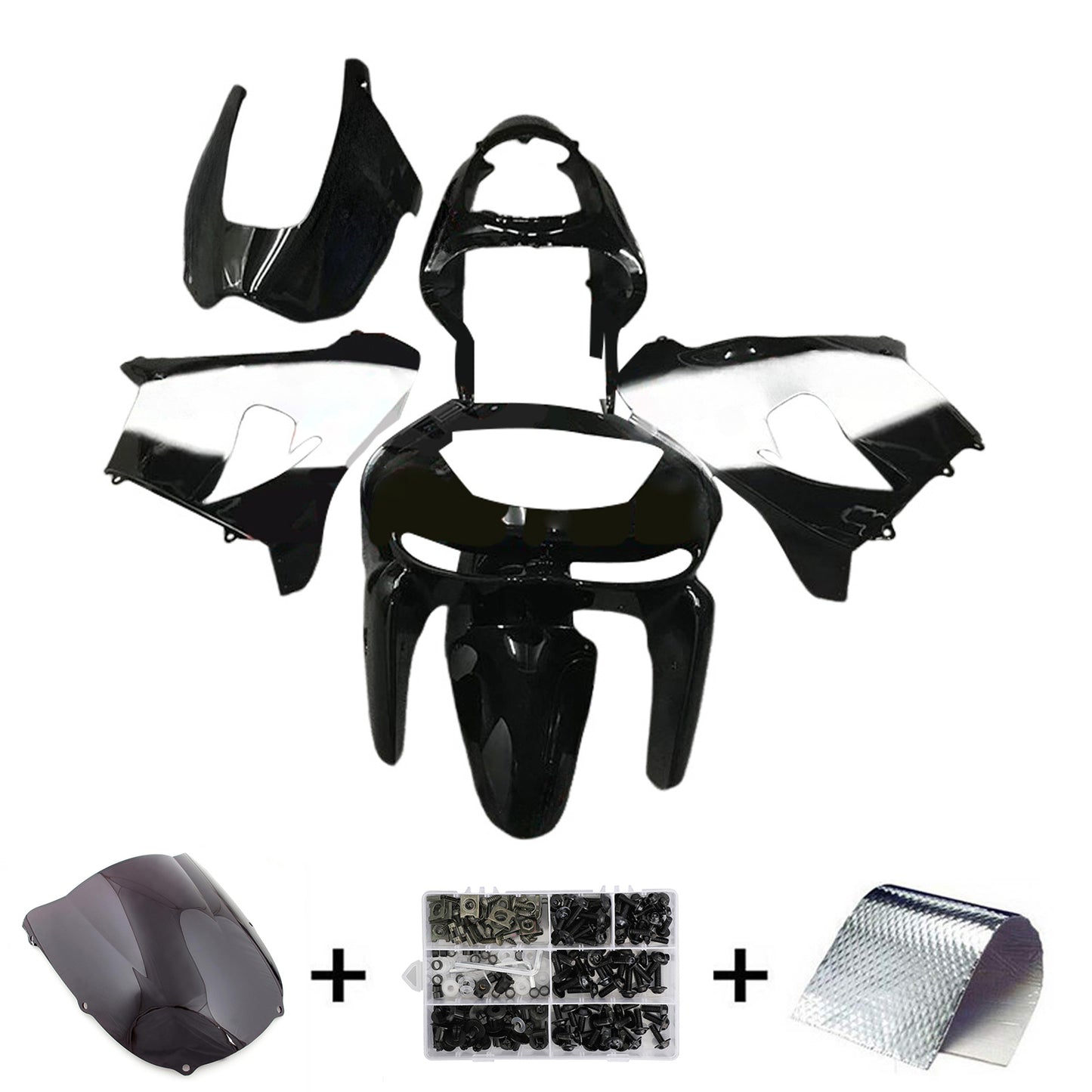 Kit carenatura iniezione Kawasaki ZX6R 1998-1999 Carrozzeria plastica ABS