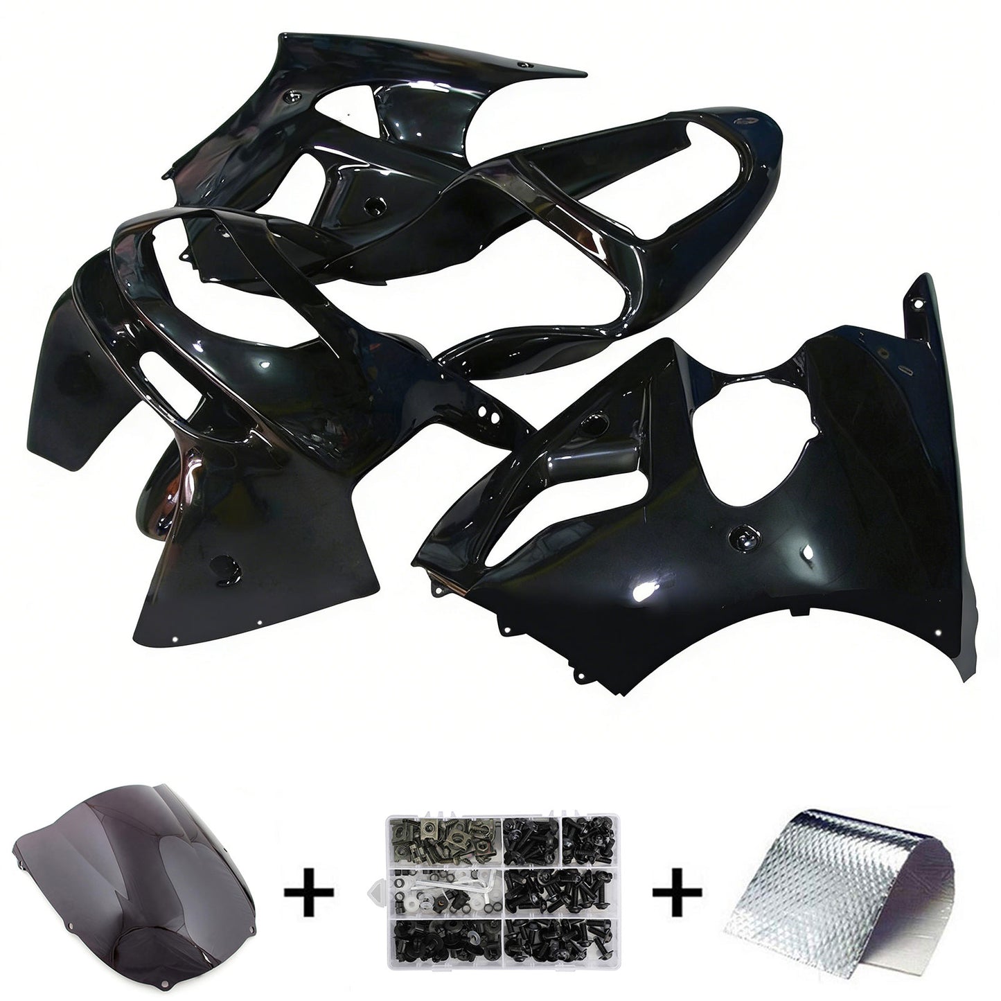Kit carenatura iniezione Kawasaki ZX6R 1998-1999 Carrozzeria plastica ABS