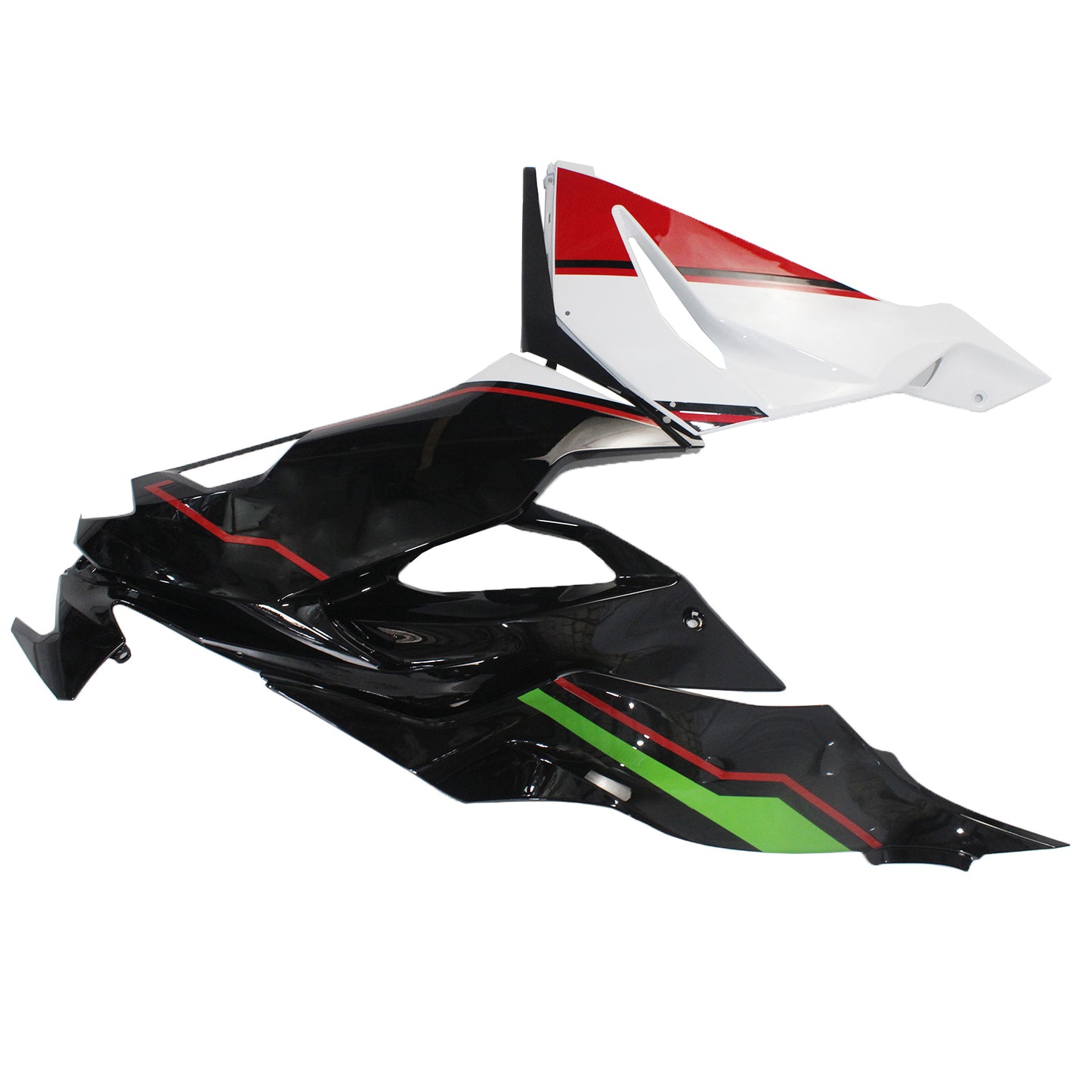 Amotopart Kawasaki ZX6R 2019-2020 Kit trigger nero verde