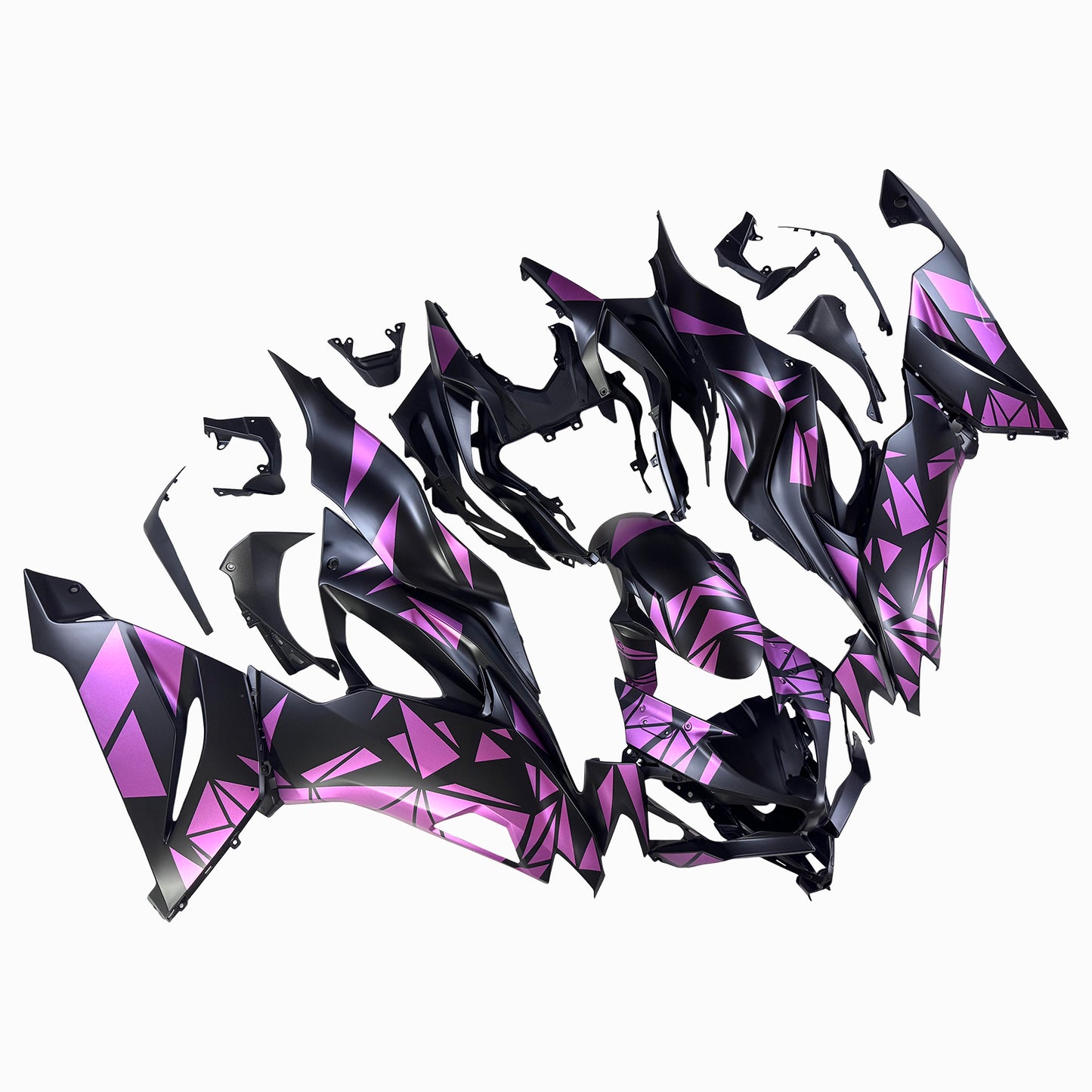 Amotopart Kawasaki ZX6R 2019-2023 Kit carena Carrozzeria Plastica ABS