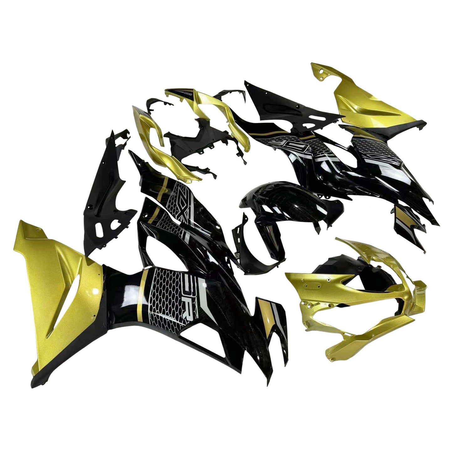 Amotopart Kit carena Kawasaki ZX6R 2019-2023 Carrozzeria Plastica ABS