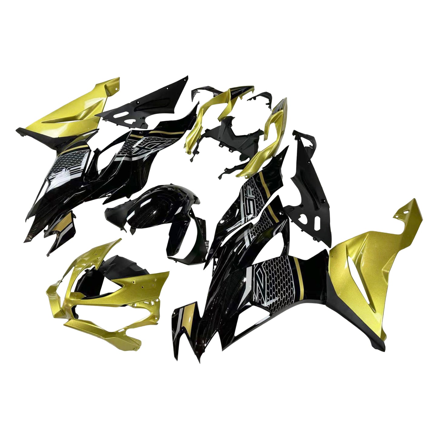 Amotopart Kit carena Kawasaki ZX6R 2019-2023 Carrozzeria Plastica ABS