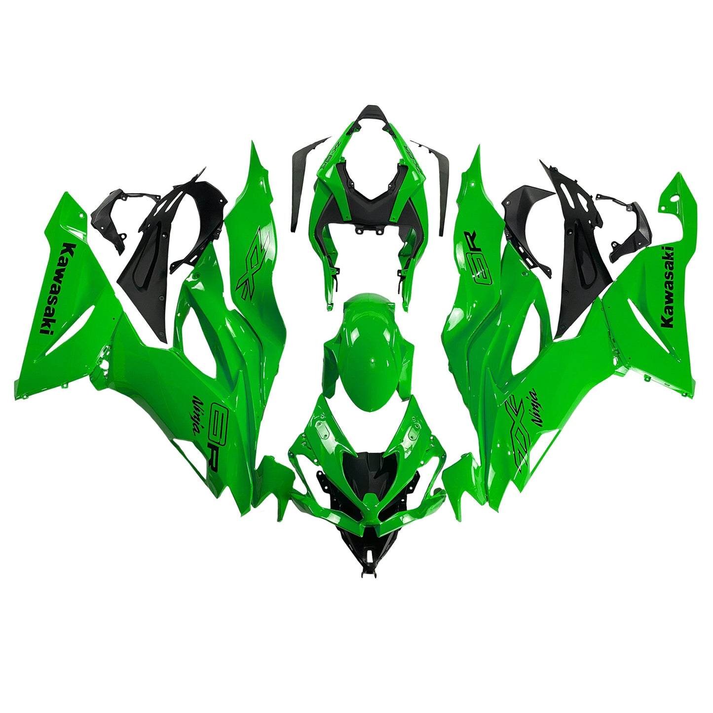 Kit carena iniezione Kawasaki ZX6R 2019-2023 Carrozzeria in plastica ABS