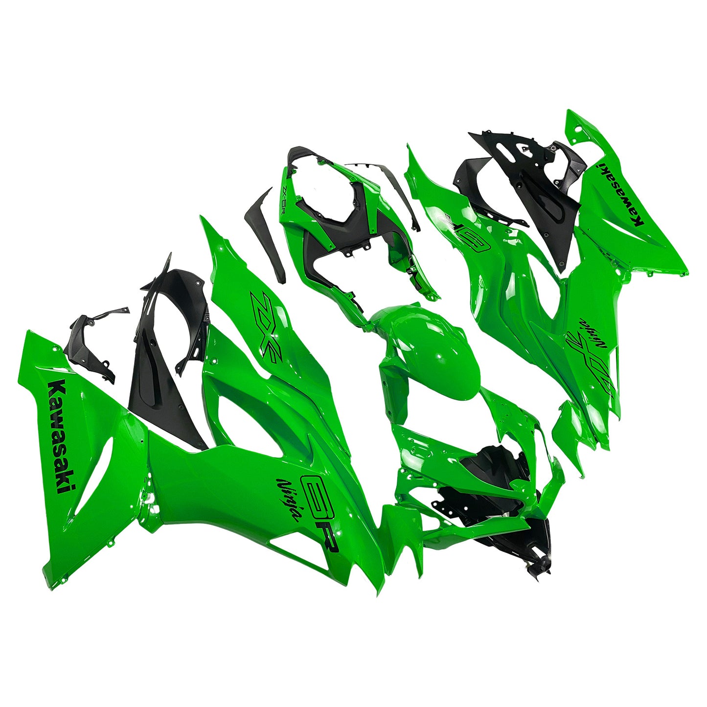 Kit carena iniezione Kawasaki ZX6R 2019-2023 Carrozzeria in plastica ABS