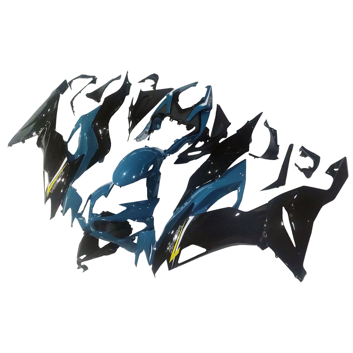 Kit carena iniezione Kawasaki ZX6R 2019-2023 Carrozzeria plastica ABS