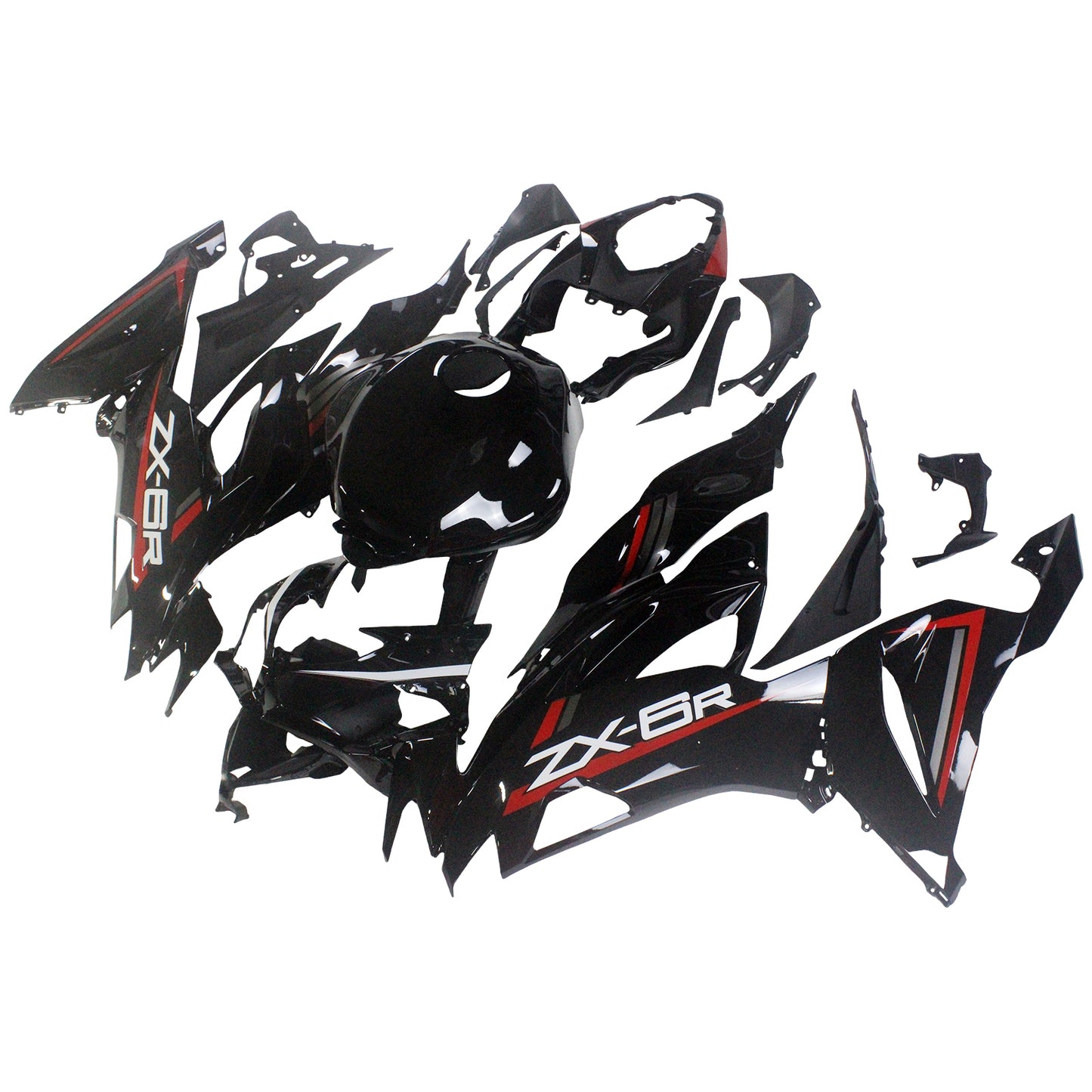 Kit carena iniezione Kawasaki ZX6R 2019-2023 Carrozzeria plastica ABS