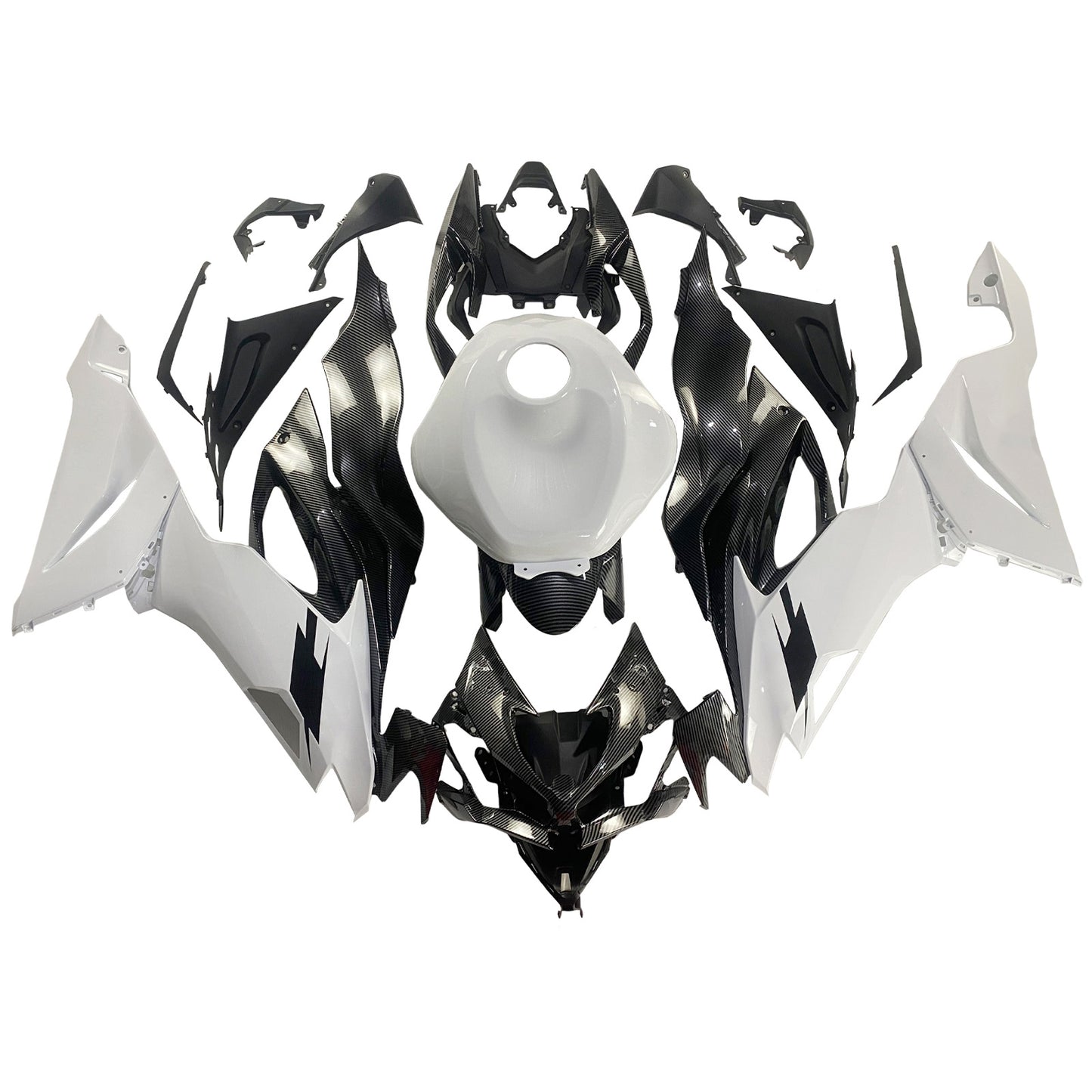 Kit carenatura Bodywork Abs di plastica adatta per Kawasaki ZX6R 2019-2023