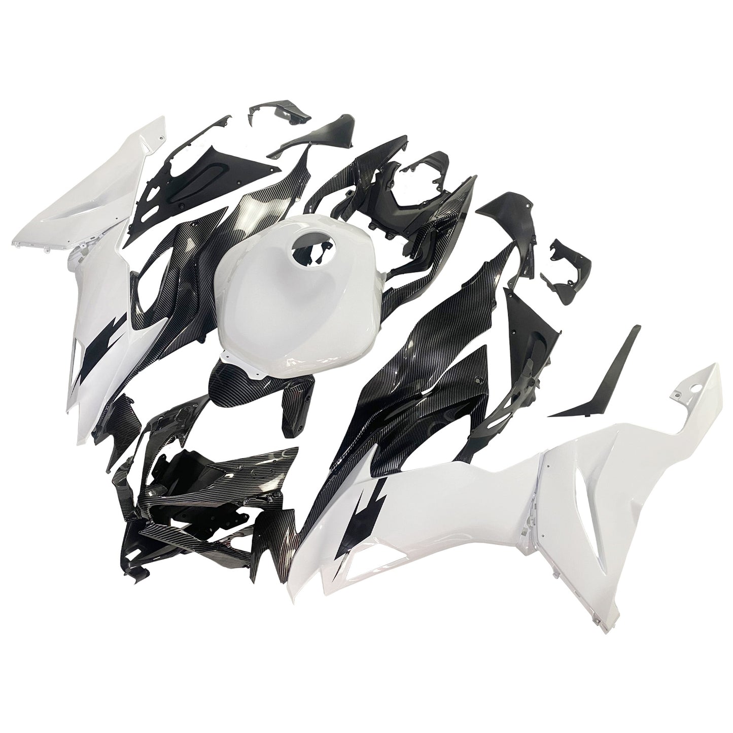 Kit carenatura Bodywork Abs di plastica adatta per Kawasaki ZX6R 2019-2023