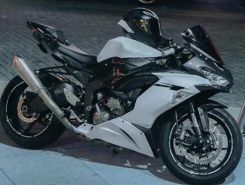 Kit carenatura Bodywork Abs di plastica adatta per Kawasaki ZX6R 2019-2023