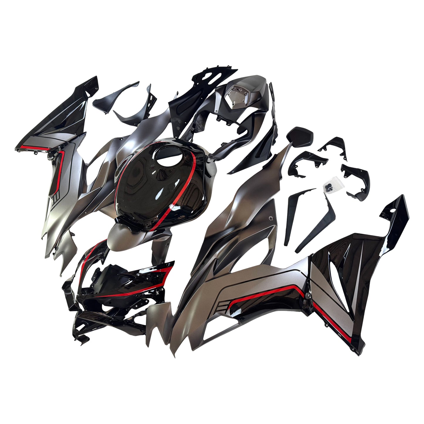 Kit carenatura iniezione in plastica ABS adatto per Kawasaki ZX6R 2019-2023