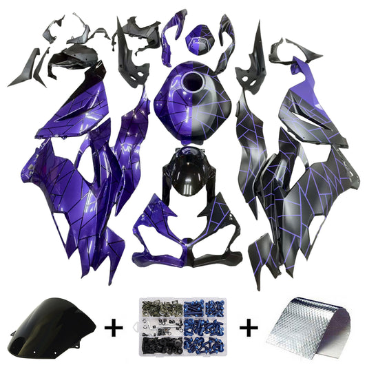 Kit carenatura iniezione in plastica ABS adatto per Kawasaki ZX6R 2019-2023