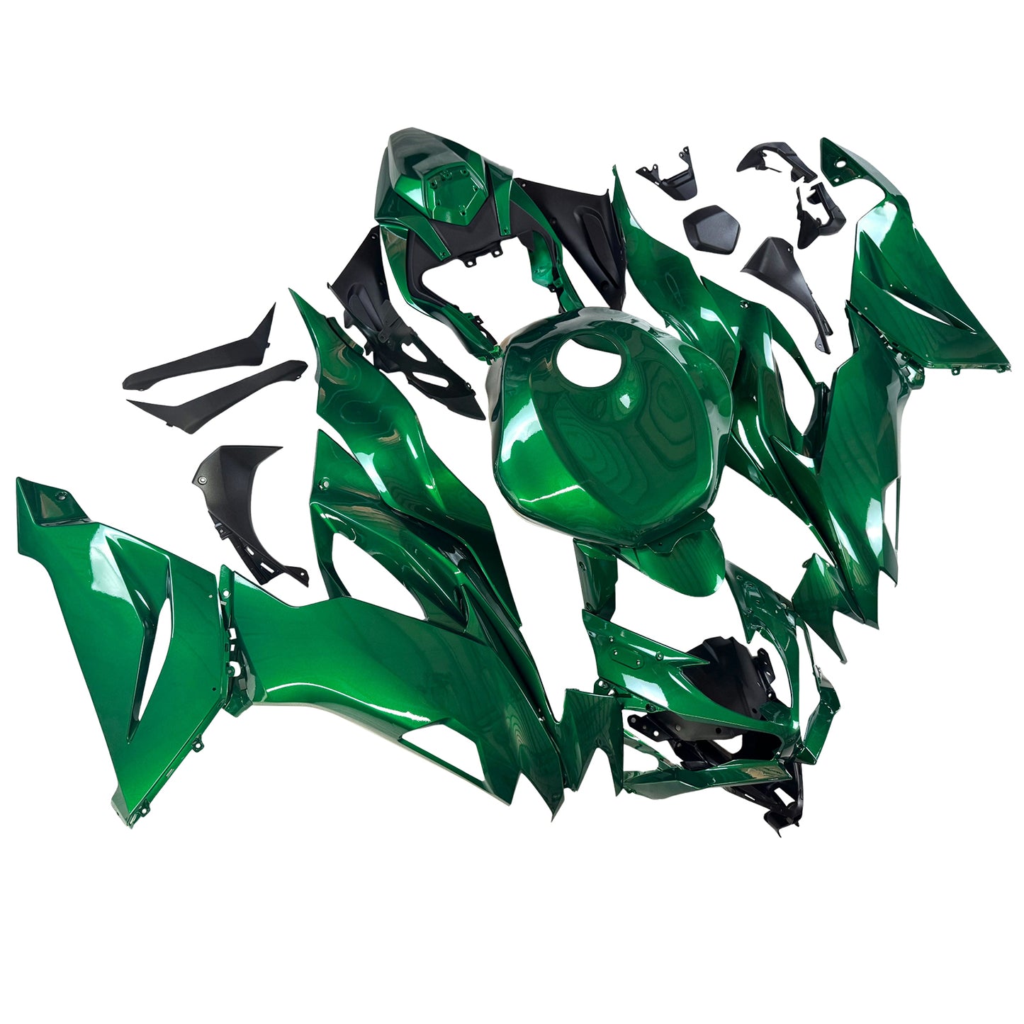 Kit carena carrozzeria in plastica ABS adatta per Kawasaki ZX6R 2019-2023