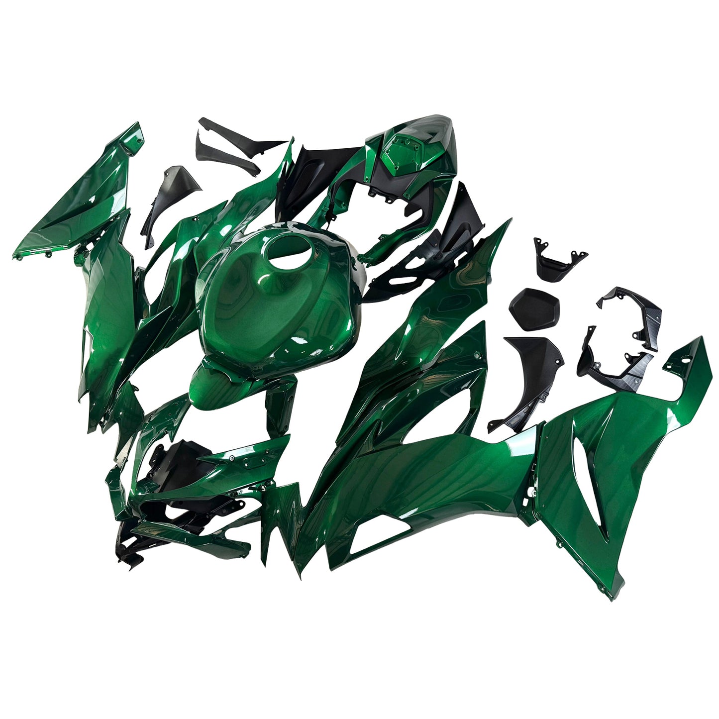 Kit carena carrozzeria in plastica ABS adatta per Kawasaki ZX6R 2019-2023