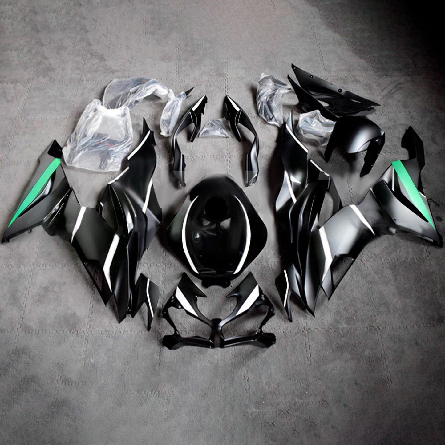 Kit carenatura iniezione in plastica ABS adatto per Kawasaki ZX6R 2019-2023