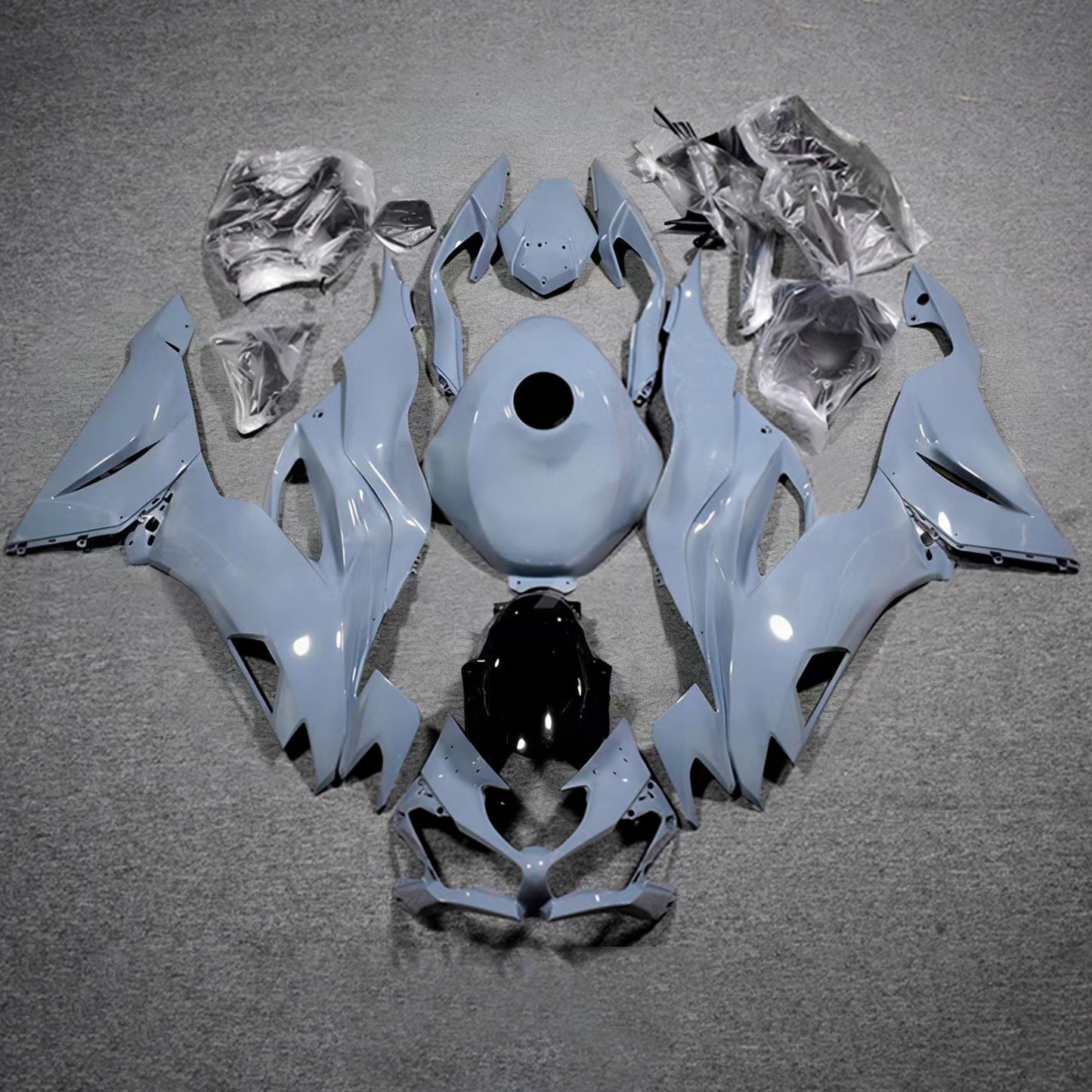 Kit carenatura iniezione in plastica ABS adatto per Kawasaki ZX6R 2019-2023