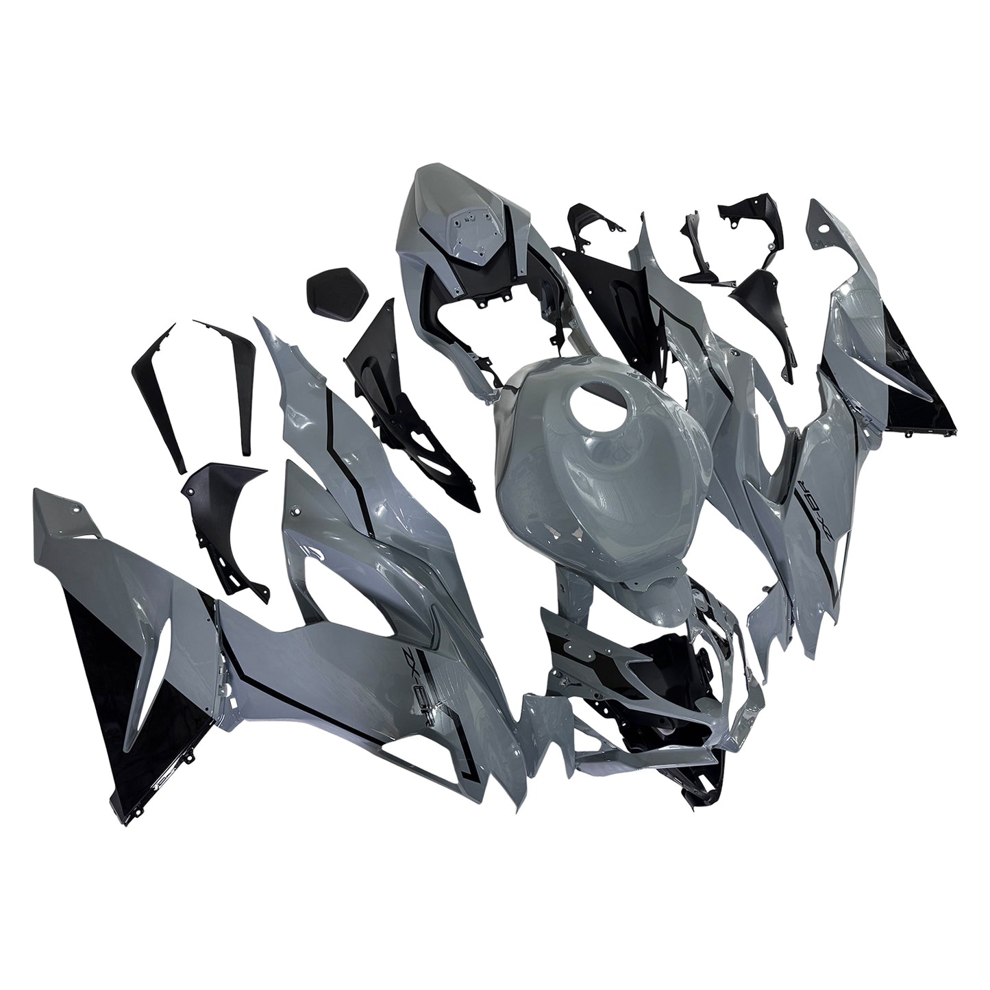 Kit carenatura iniezione in plastica ABS adatto per Kawasaki ZX6R 2019-2023