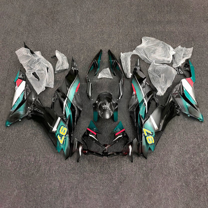Kit carenatura iniezione in plastica ABS adatto per Kawasaki ZX6R 2019-2023