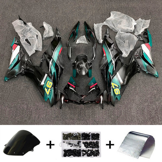 Kit carenatura iniezione in plastica ABS adatto per Kawasaki ZX6R 2019-2023