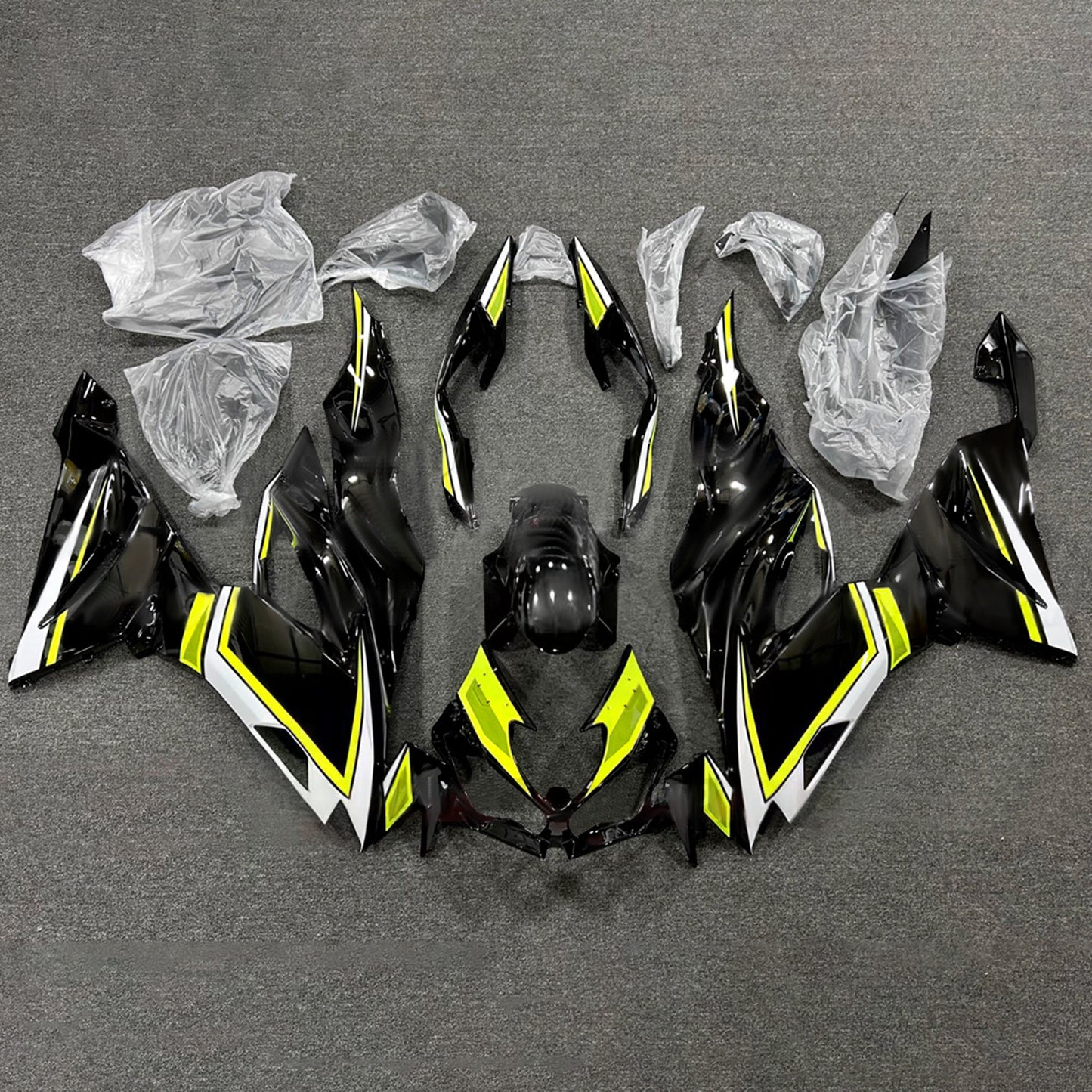 Kit carenatura iniezione in plastica ABS adatto per Kawasaki ZX6R 2019-2023