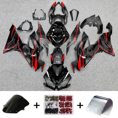 Kit carenatura iniezione in plastica ABS adatto per Kawasaki ZX6R 2019-2023