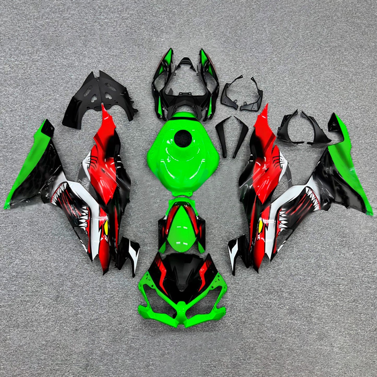 Kit carenatura iniezione in plastica ABS adatto per Kawasaki ZX6R 2019-2023