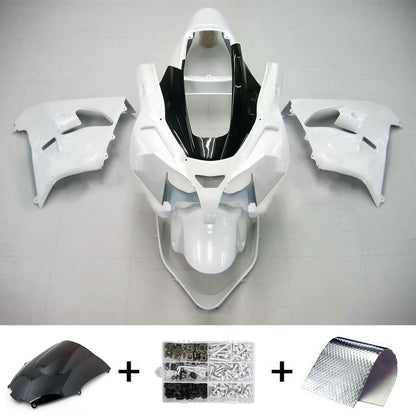 Amotopart Kawasaki 2002-2003 ZX9R Kit di paura nero bianco
