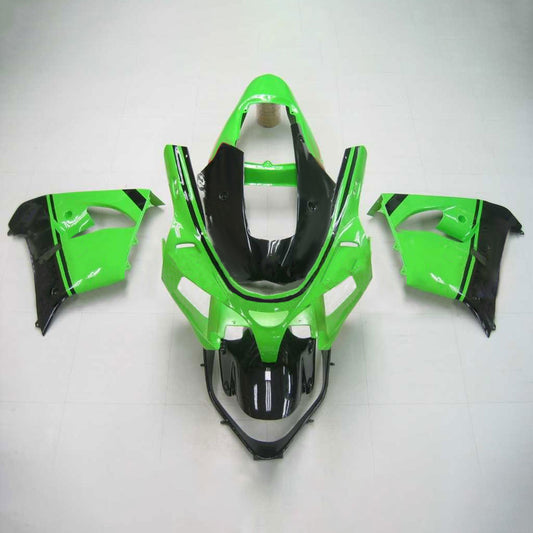 Amotopart Kawasaki 2002-2003 ZX9R Green Black Mix Termine
