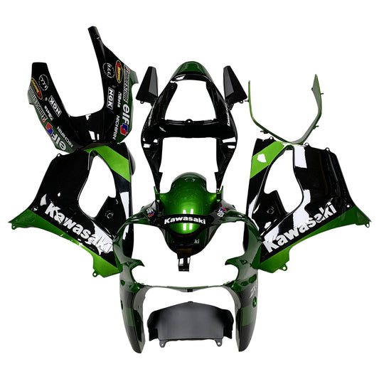 Amotopart Kawasaki 2002-2003 ZX9R Kit trigger nero verde scuro