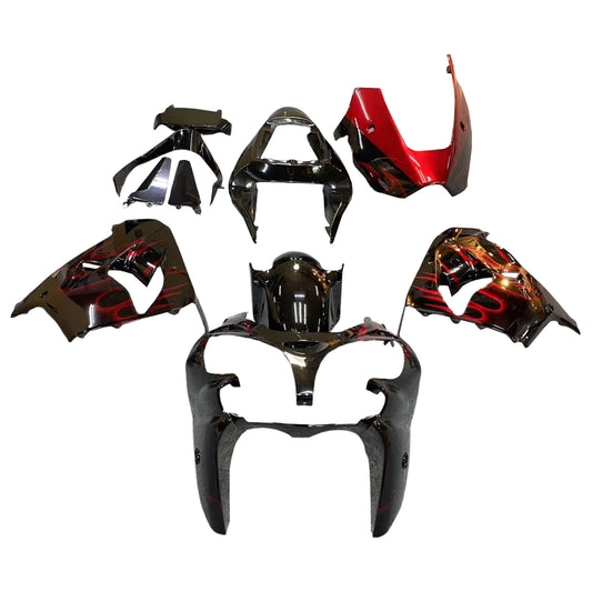 Amotopart Kawasaki ZX9R 2002-2003 Kit carena Carrozzeria Plastica ABS