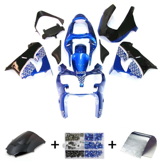 Amotopart Kawasaki ZX9R 2002-2003 Kit carena Carrozzeria Plastica ABS