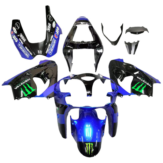Amotopart Kawasaki ZX9R 2002-2003 Kit carena Carrozzeria Plastica ABS