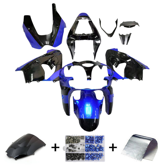 Amotopart Kawasaki ZX9R 2002-2003 Kit carena Carrozzeria Plastica ABS