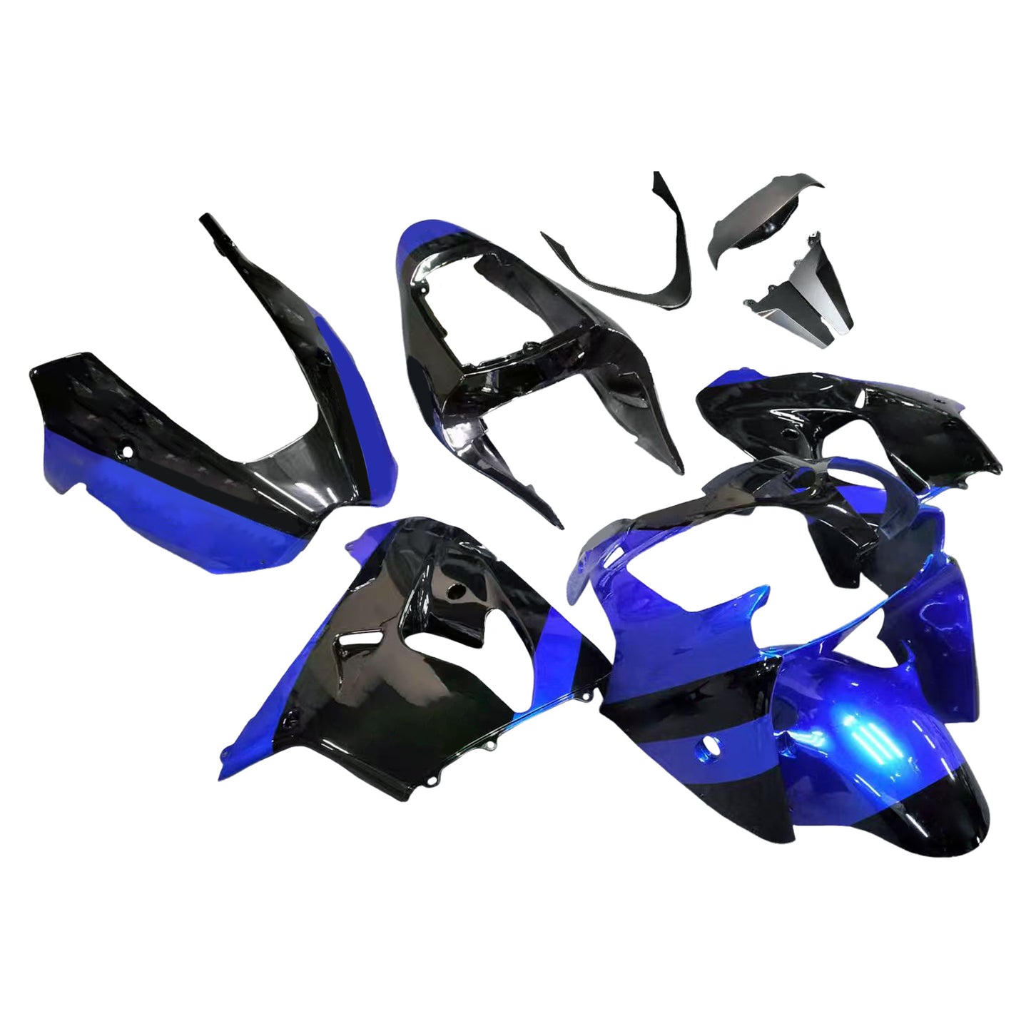 Amotopart Kawasaki ZX9R 2002-2003 Kit carena Carrozzeria Plastica ABS