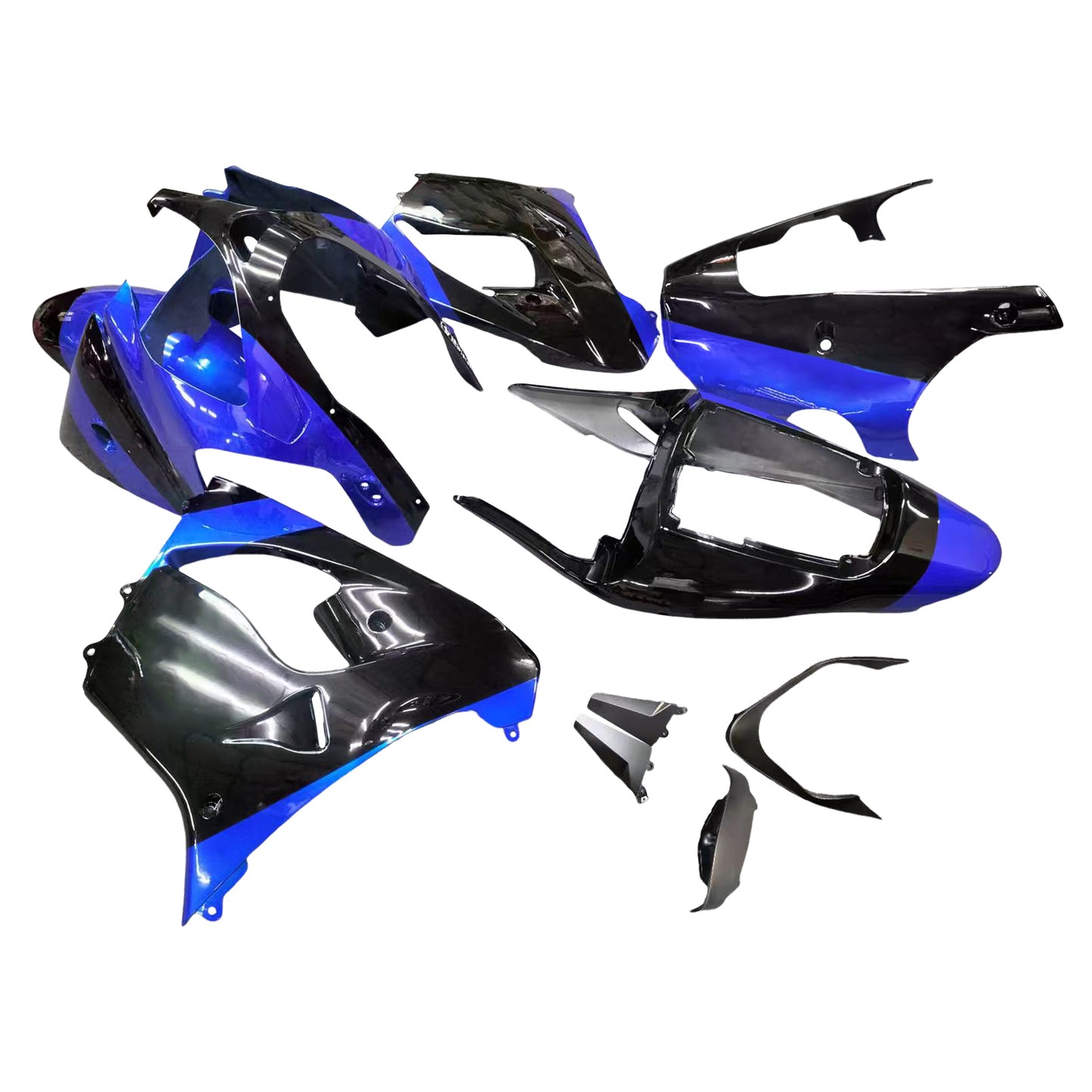 Amotopart Kawasaki ZX9R 2002-2003 Kit carena Carrozzeria Plastica ABS