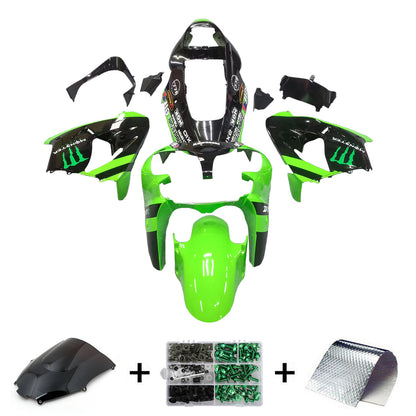 Amotopart Kawasaki ZX9R 2002-2003 Kit carena Carrozzeria Plastica ABS