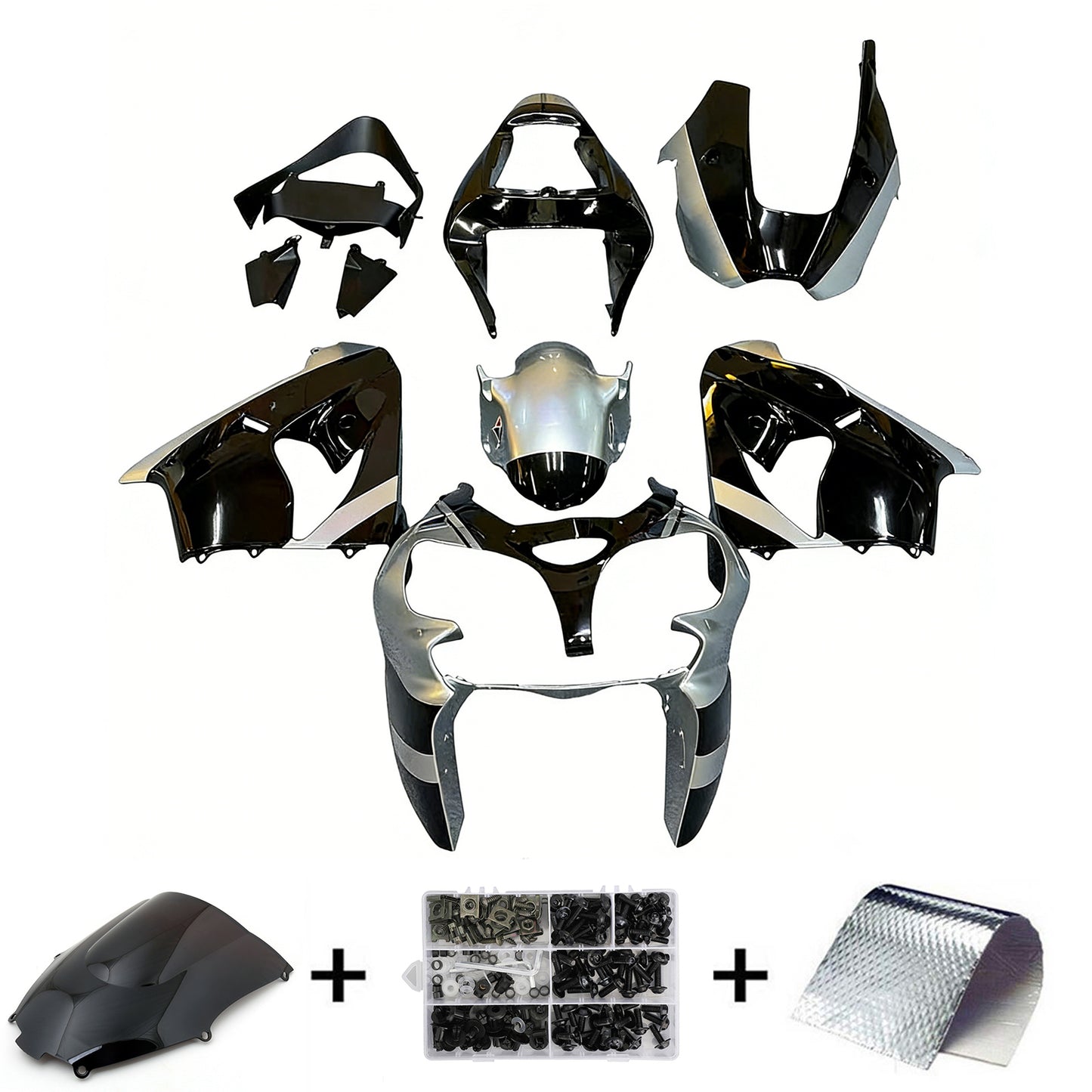 Kit carenatura iniezione Kawasaki ZX9R 2002-2003 Carrozzeria plastica ABS