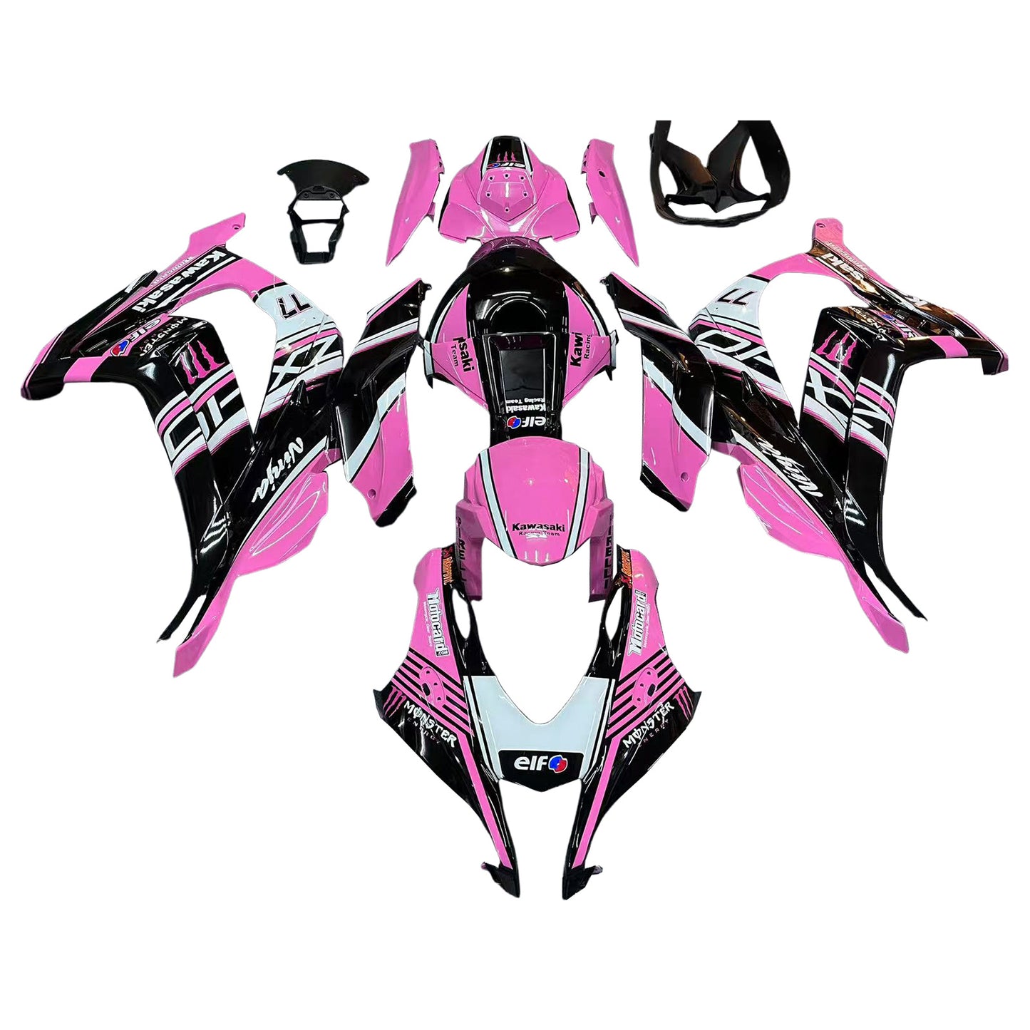 Amotopart Kit carena Kawasaki ZX10R 2016-2020 Carrozzeria Plastica ABS