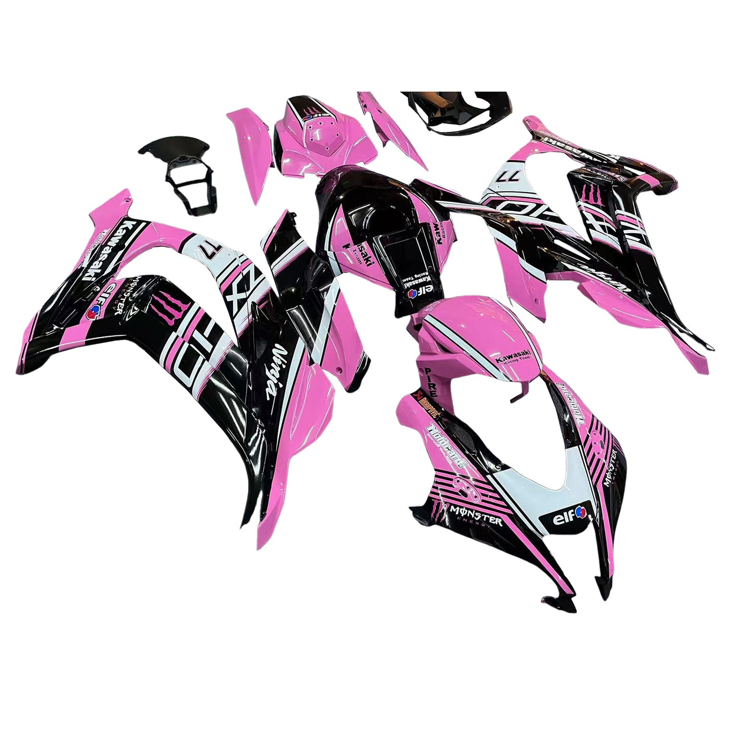 Amotopart Kit carena Kawasaki ZX10R 2016-2020 Carrozzeria Plastica ABS