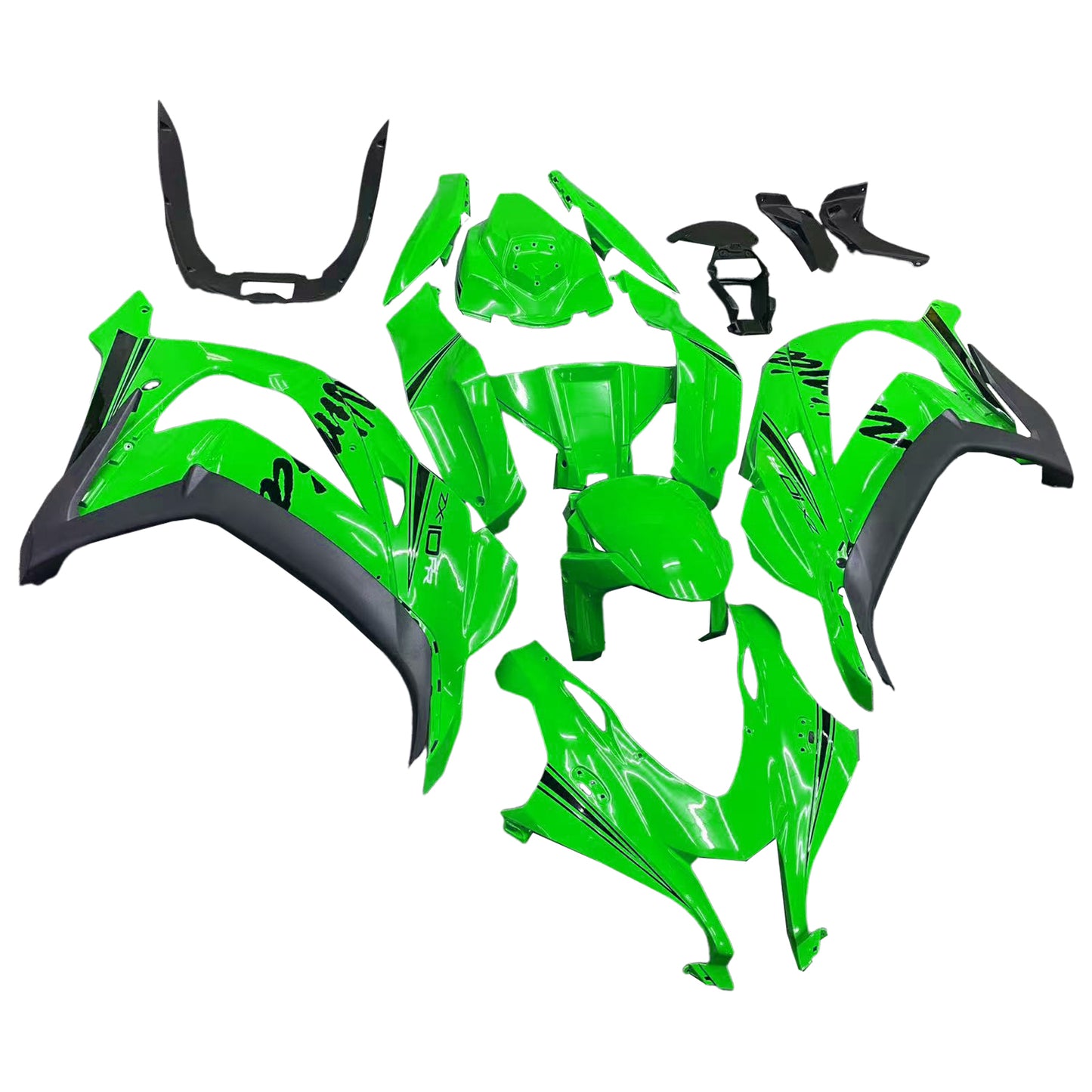 Amotopart Kawasaki ZX10R 2016-2020 Kit carena Carrozzeria Plastica ABS