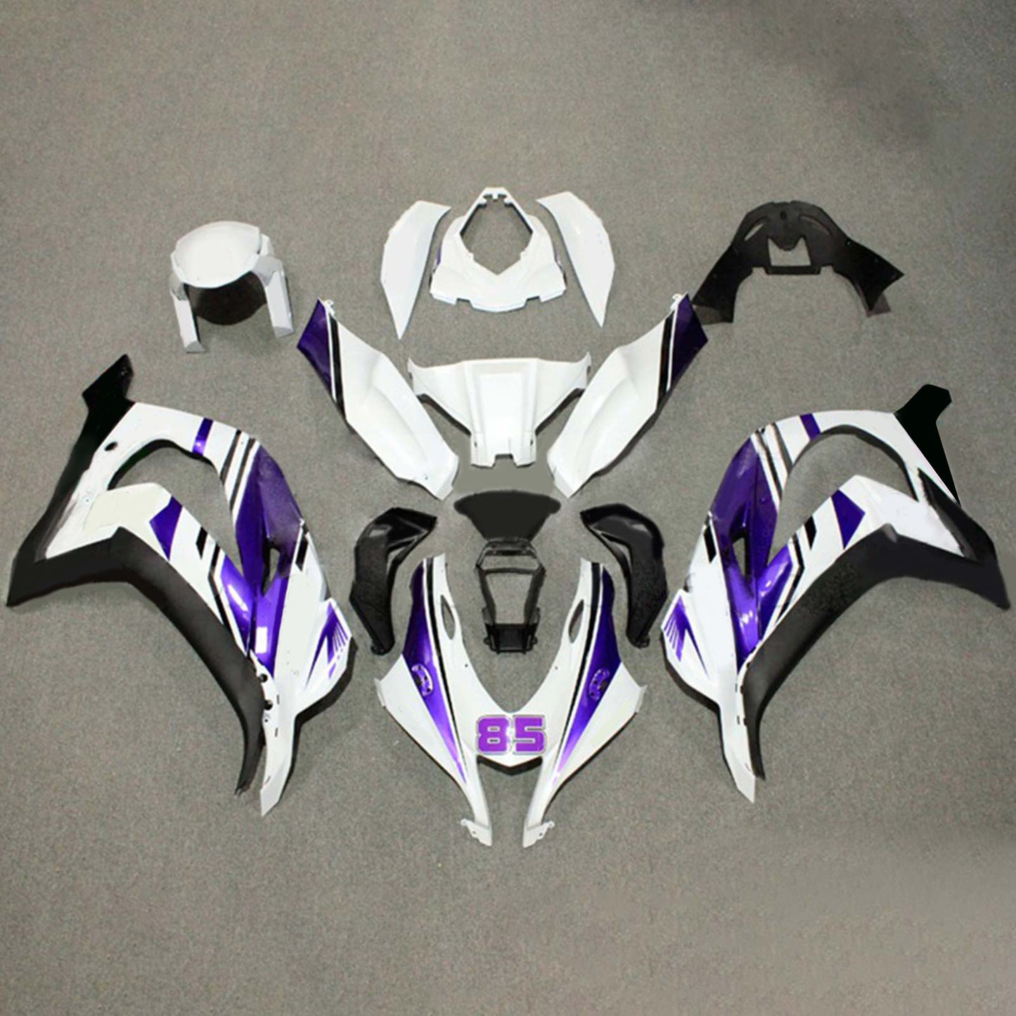 Amotopart Kawasaki ZX10R 2016-2020 Kit carena Carrozzeria Plastica ABS