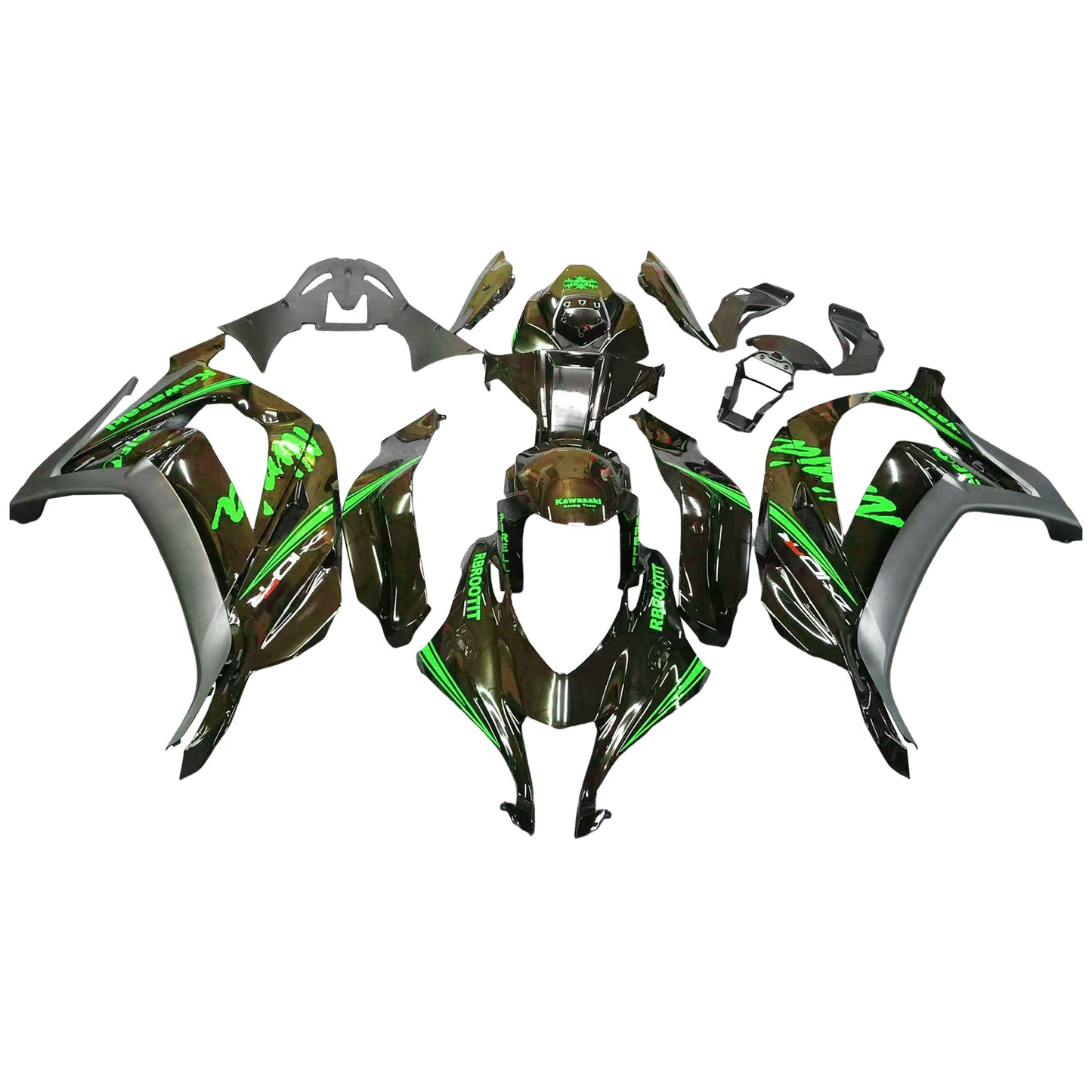 Amotopart Kawasaki ZX10R 2016-2020 Kit carena Carrozzeria Plastica ABS