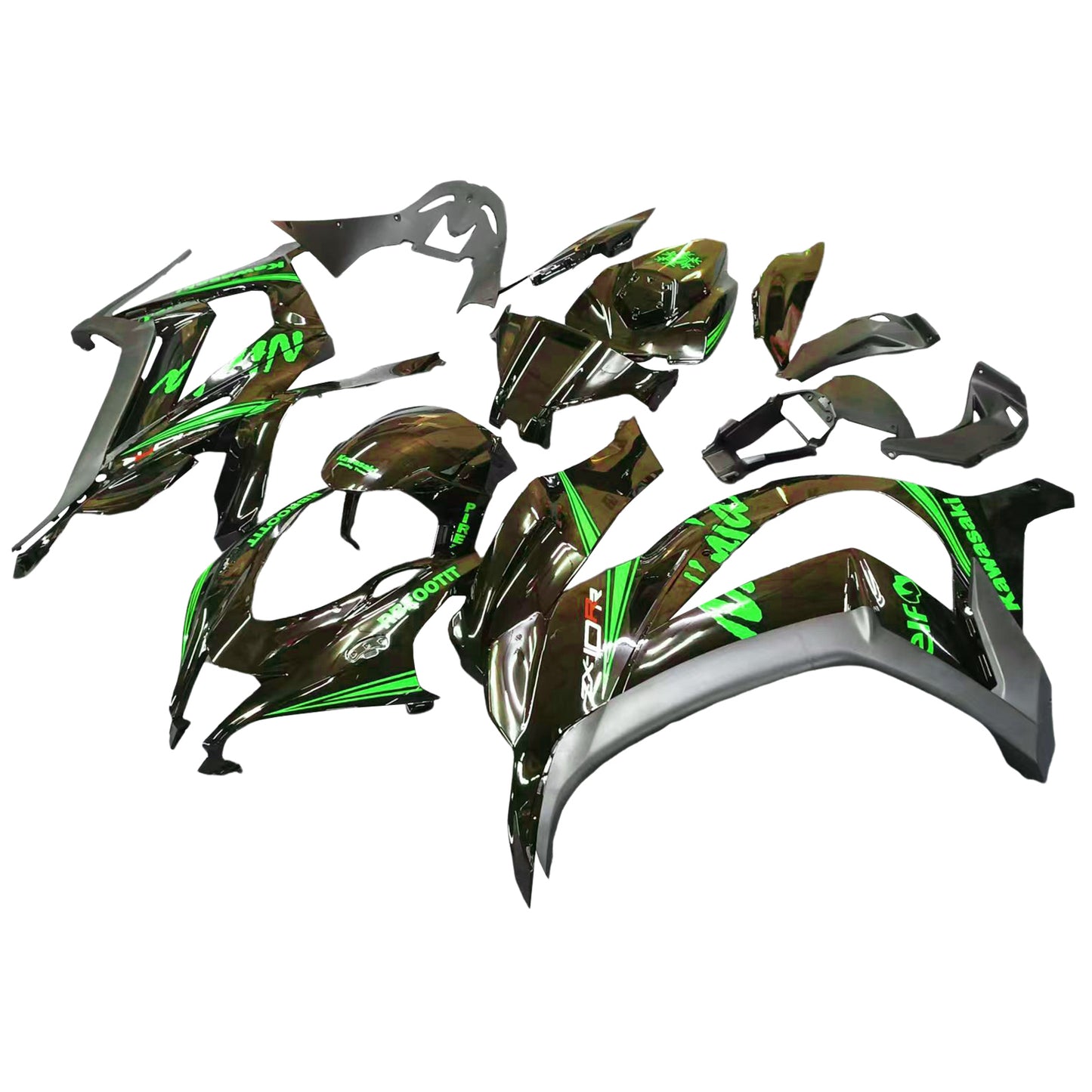 Amotopart Kawasaki ZX10R 2016-2020 Kit carena Carrozzeria Plastica ABS