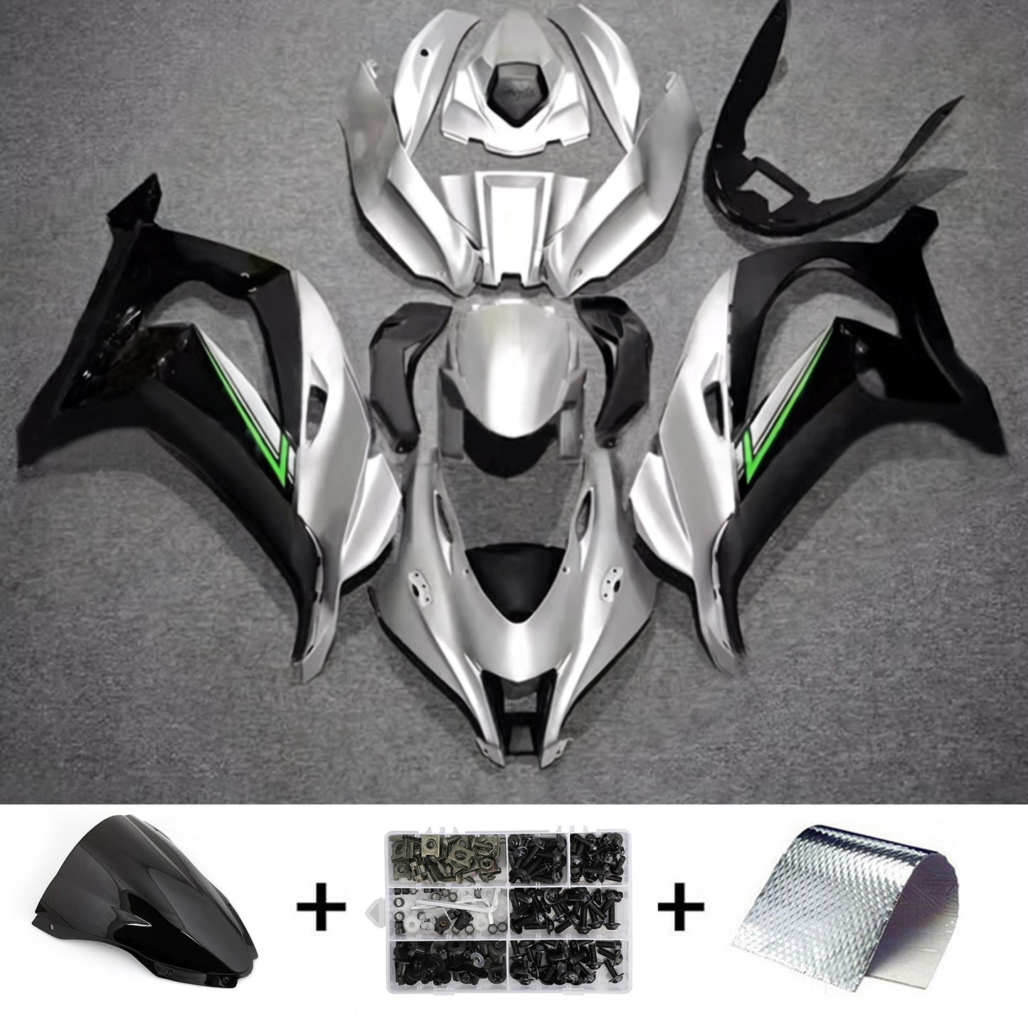 Kit carenatura iniezione in plastica ABS adatto per Kawasaki ZX10R 2016-2020