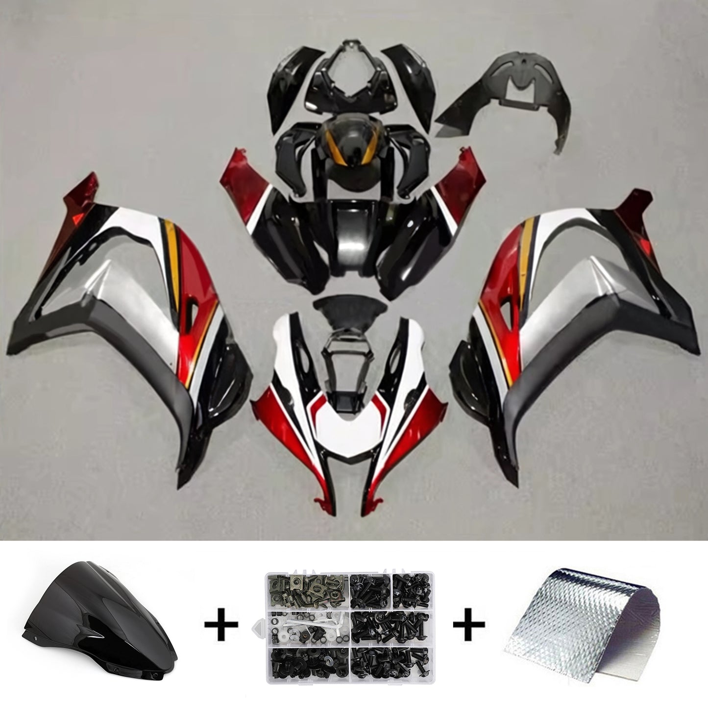 Kit carenatura iniezione in plastica ABS adatto per Kawasaki ZX10R 2016-2020