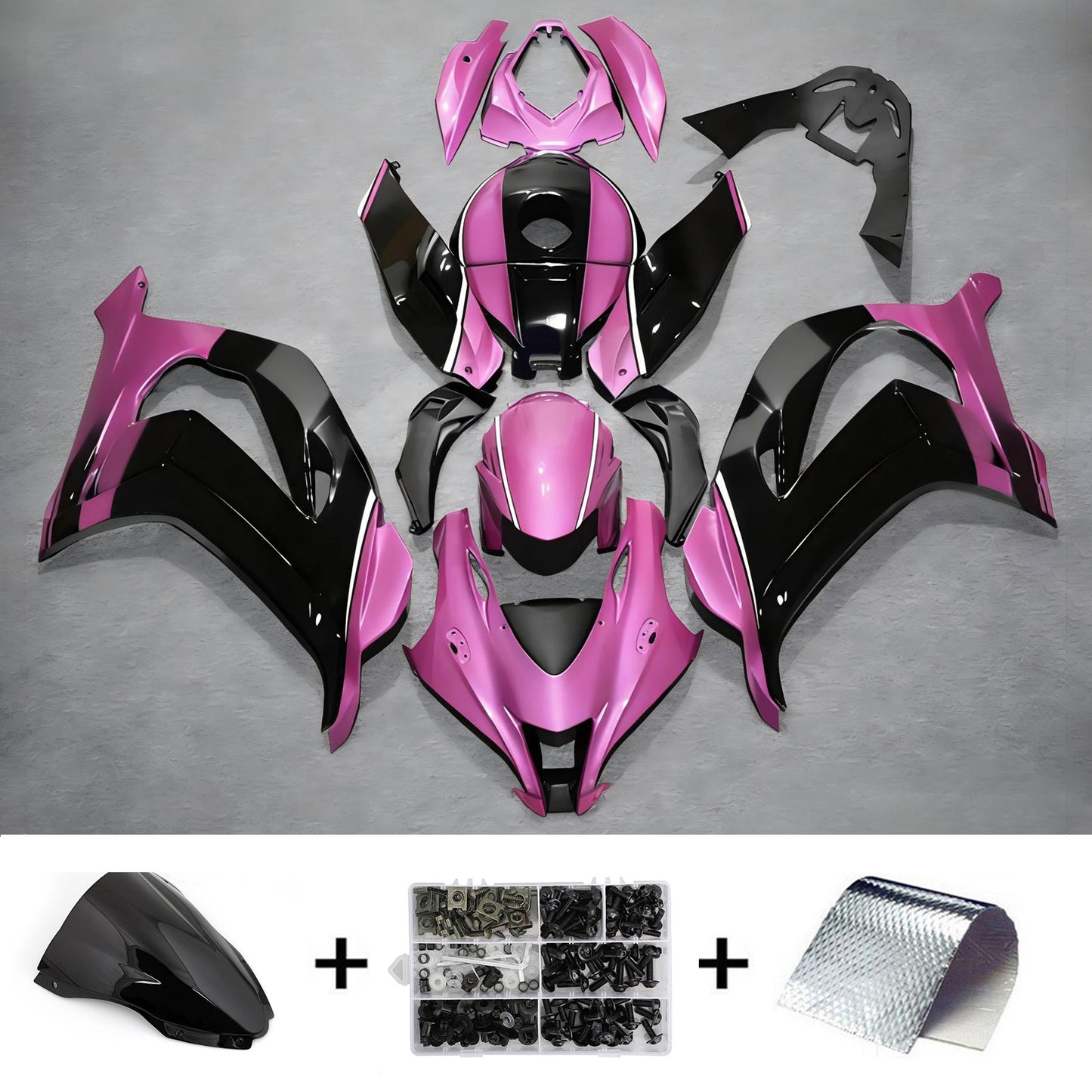 Kit carenatura iniezione in plastica ABS adatto per Kawasaki ZX10R 2016-2020
